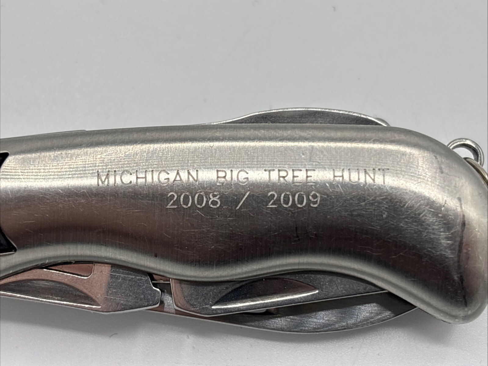 5 In 1 Multi Function Tool Knife Commemorative Michigan Big Tree Hunt 08/09 3”