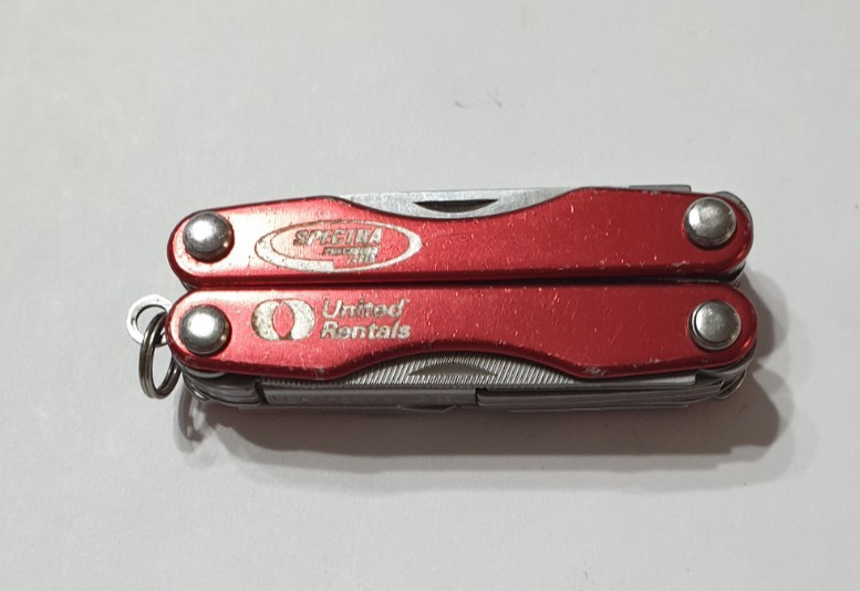 🔥 Leatherman Squirt E4 Stainless Multitool Red Rare Retired Condition