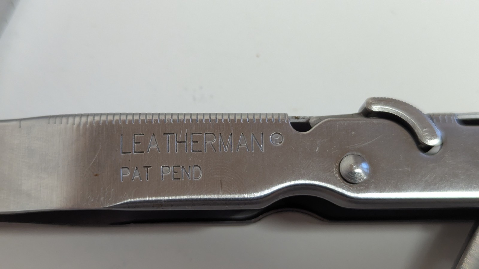 Leatherman Retired SUPER TOOL 200 Multi-Tool Stainless Date Stamp ~ 04/2003~EUC!