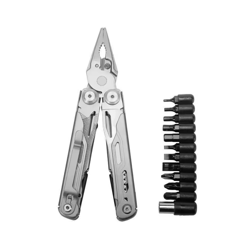 Daicamping DL10 Multi Tool Folding Pocket Knife Sheath Scissors Screw Pliers Can