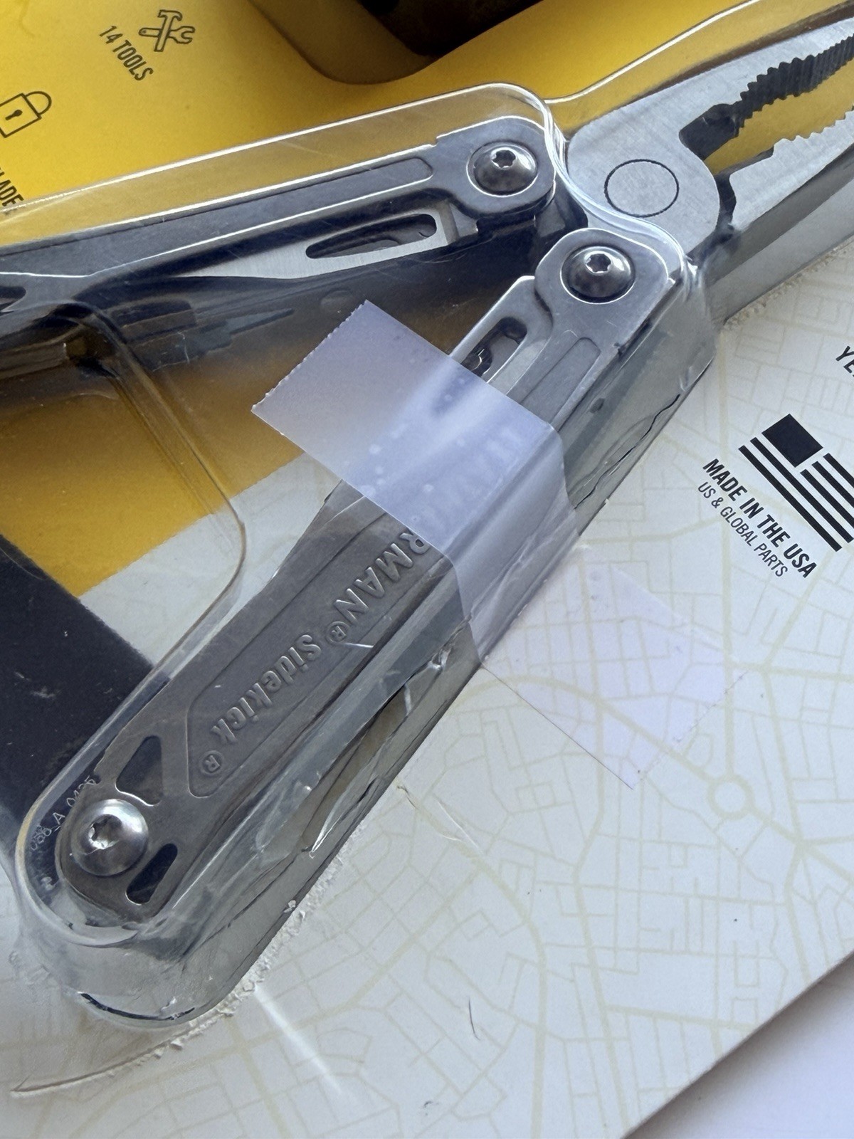 Leatherman Sidekick Multi Tool 14 Tools Stainless Steel Silver with Sheath