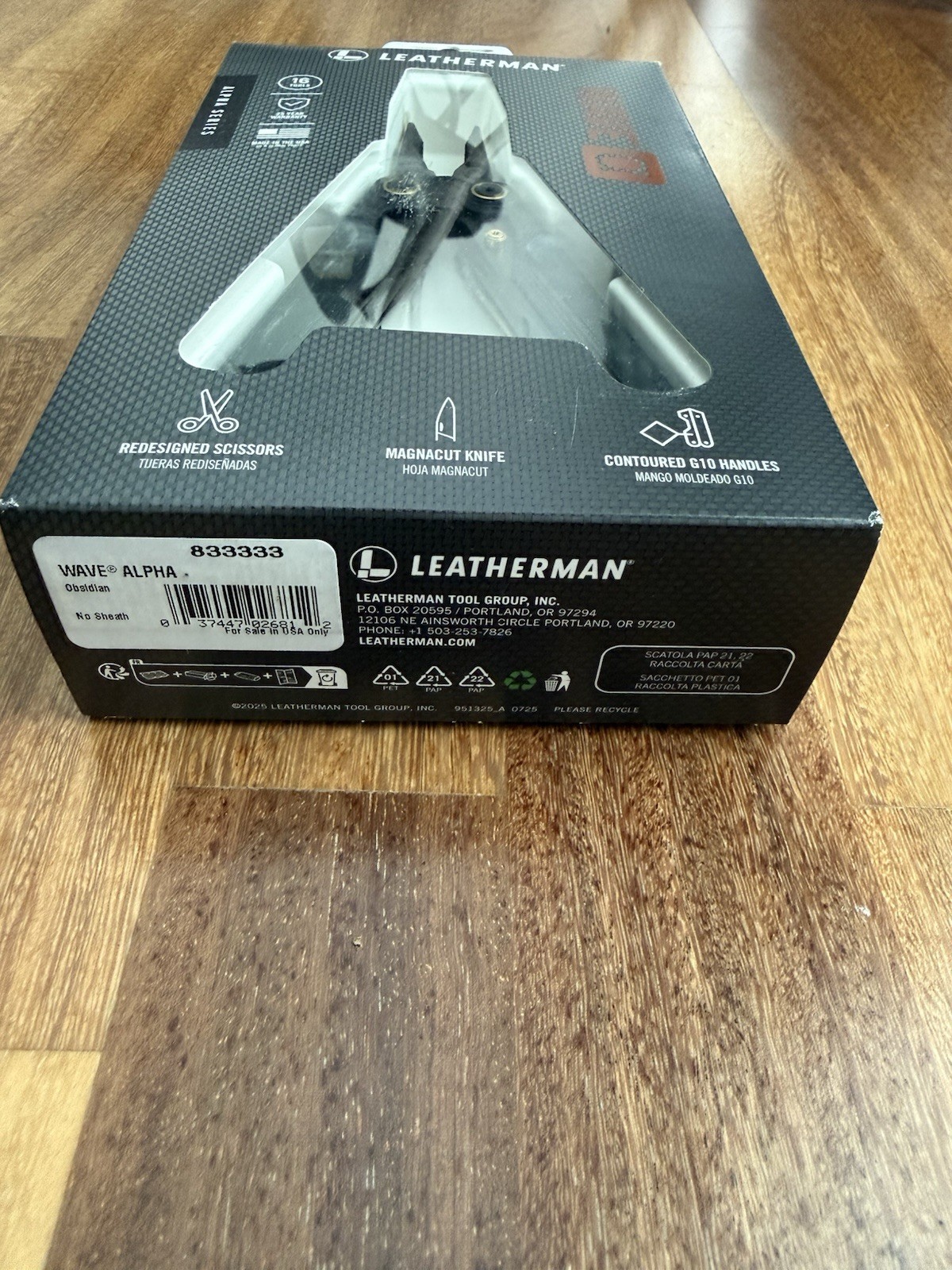 New In Box Leatherman Wave Alpha 16-in-1 Multi Tool MagnaCut Blade BLACK