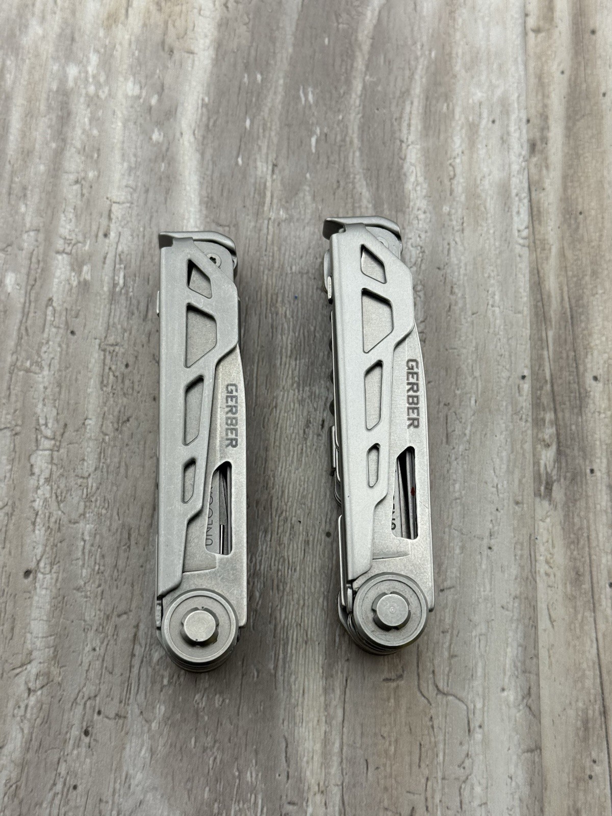 Lot of 2 Gerber Armbar Cork Gold Multi-Tool Knives