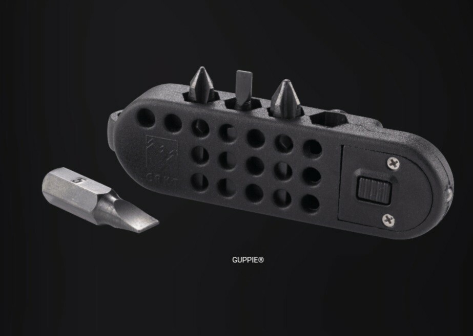 NEW”CRKT GUPPIE MULTI TOOL,Carabiner,Adjustable wrench knifeLEDlight Screwdriver