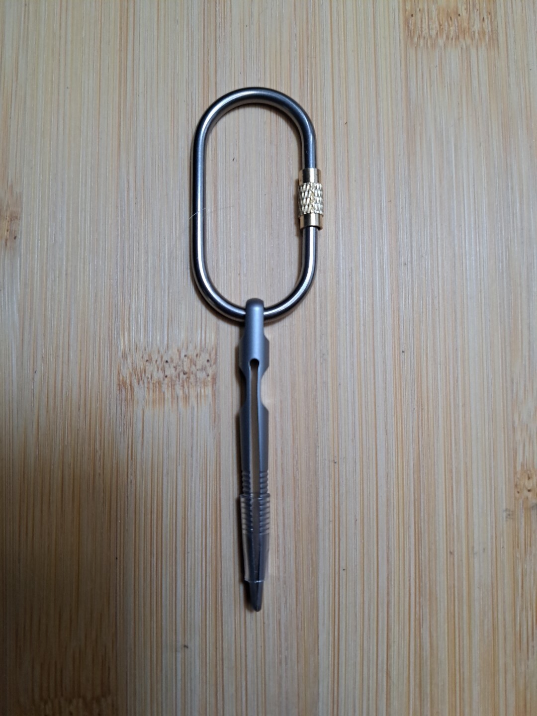 Titanium Alloy Tweezers Keychain