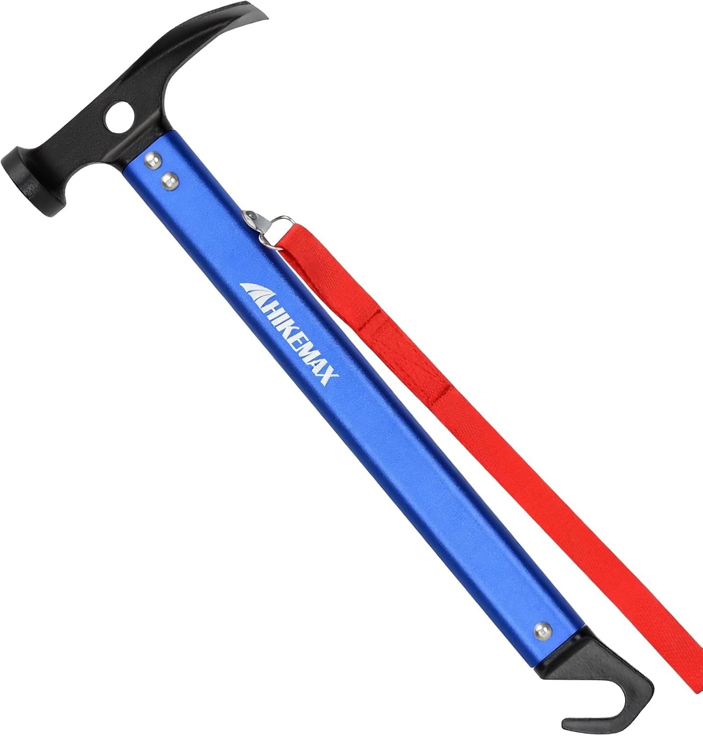 Multi-Functional Camping Hammer – Aluminum Handle & 43mm Digging Spade Included