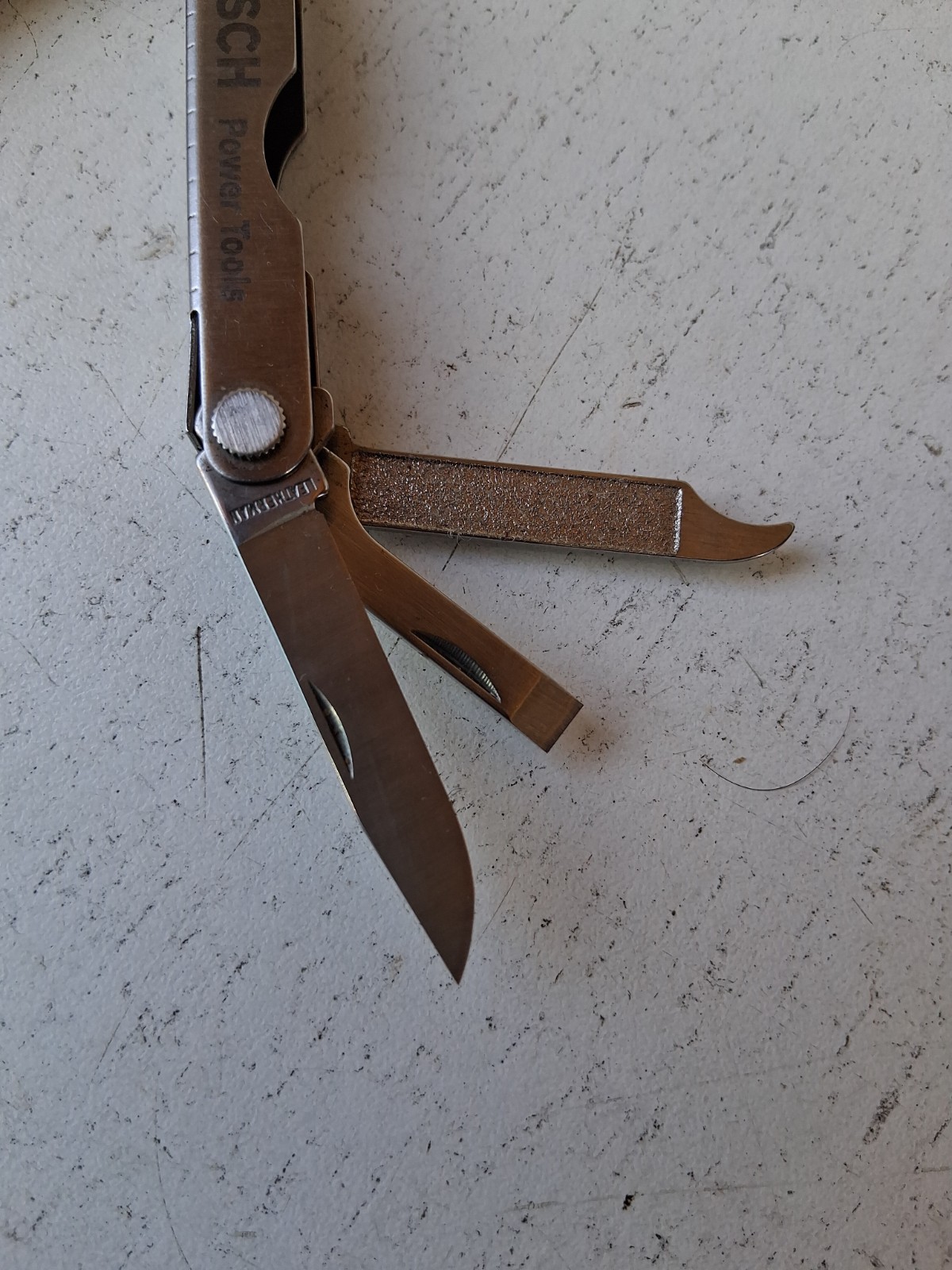 Leatherman Bosch Micra Multi-Tool, Knife, Scissors, Key Ring, Stainless