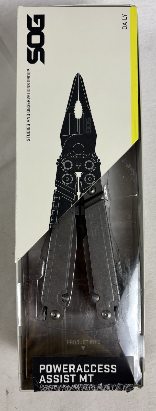 SOG PA3001-CP Power Access Assist Multi-Tool, Stone Washed