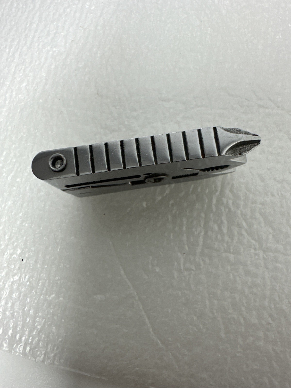 Vintage Swiss+Tech Foldable Screwdriver, Flat, Philips & Plier Pocket Tool 1.75″
