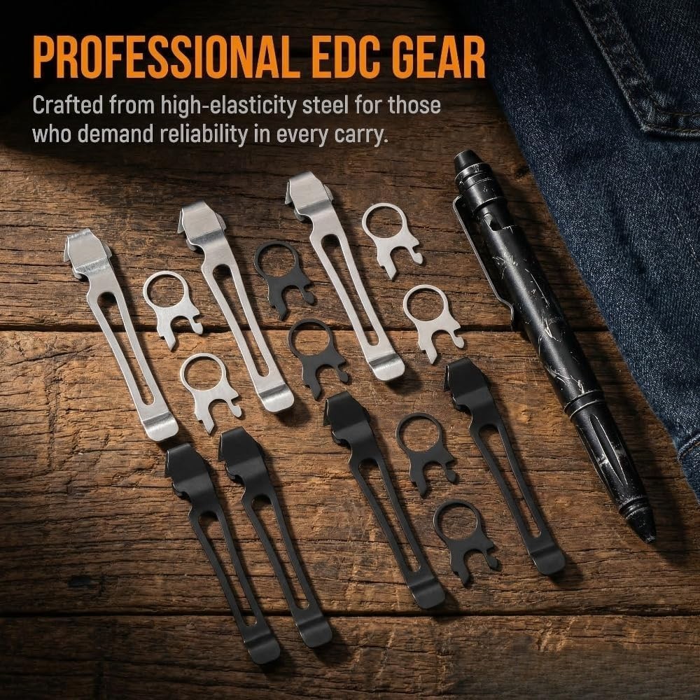 LEATHERMAN, Quick Release Pocket Clip and Lanyard Ring for Charge, Wave & Surge