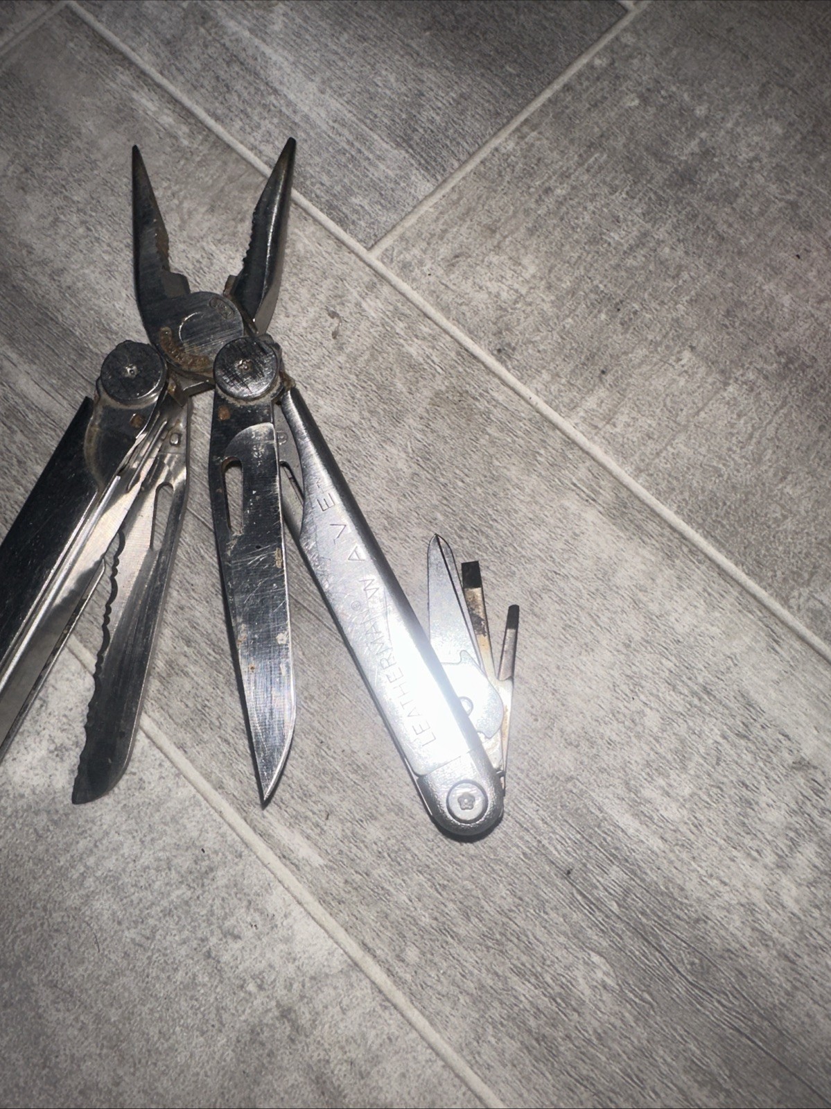 VINTAGE Leatherman Wave Multitool – Original PAT PEND Model