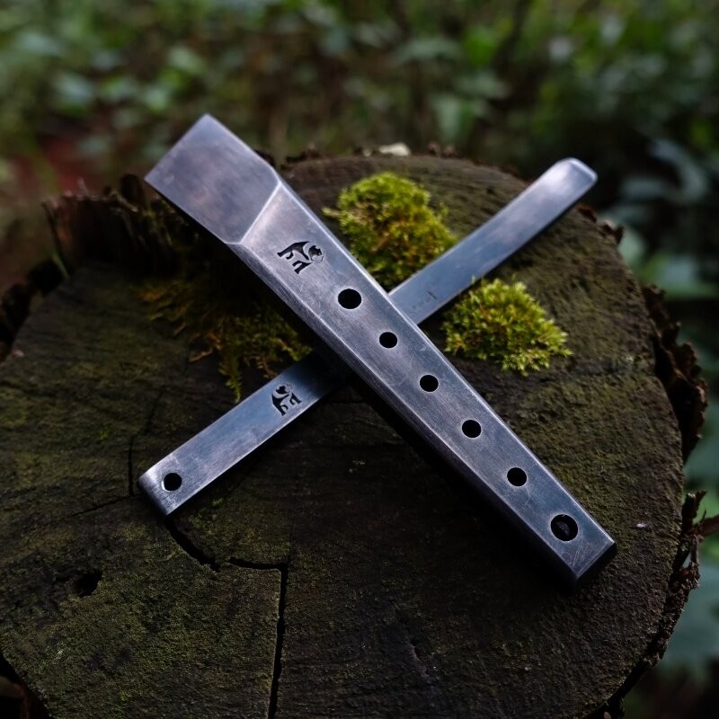 Z-Wear Powder Steel Pry Bar High Hardness Toughness EDC Tool – Customize