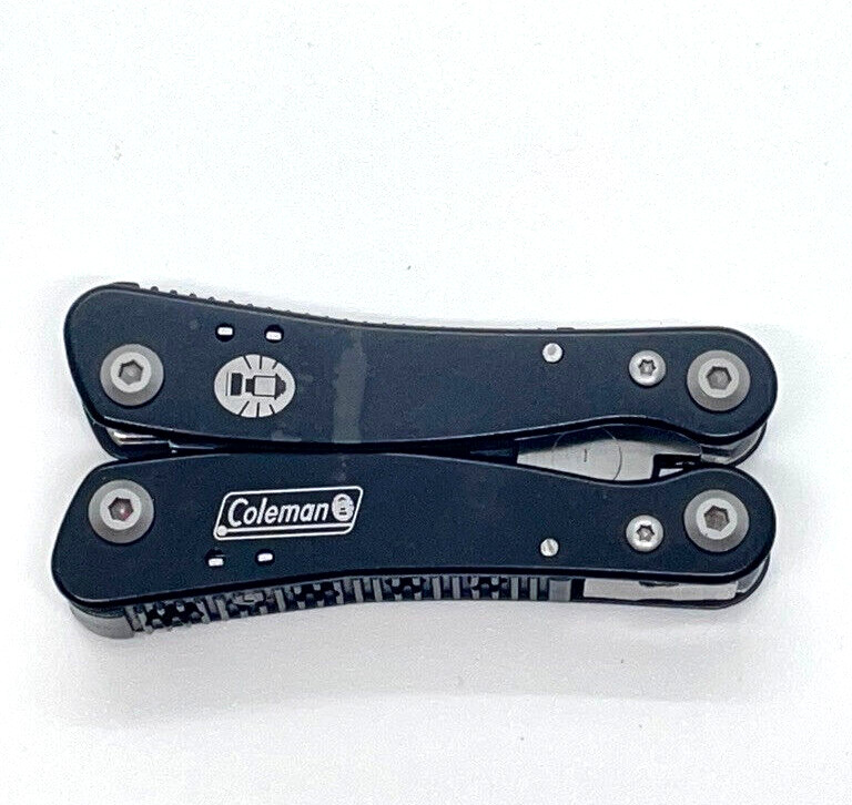 Coleman Mini Multi-Tool Lot Of 3 Pliers Knife Scissors Flashlight Camping EDC