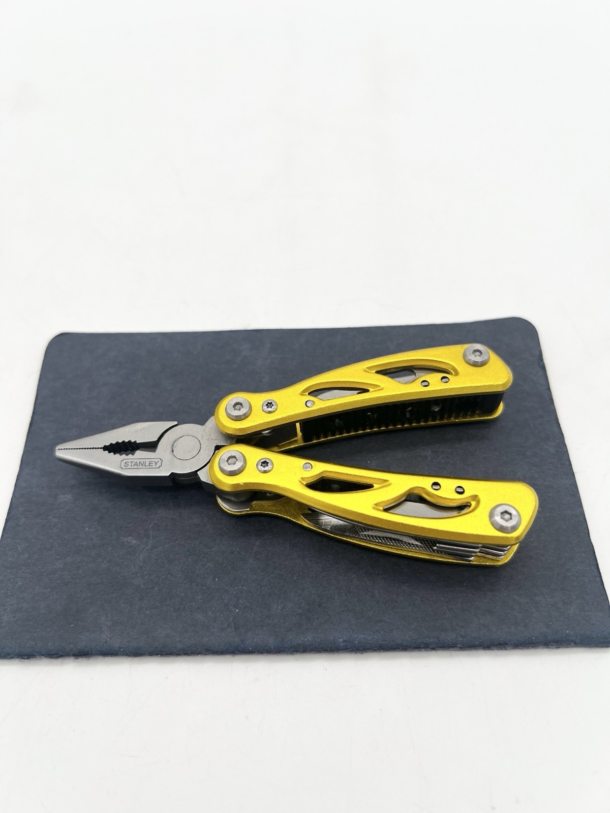 Stanley STHT0-70648 Mini Multi Tool Pliers Folding EDC Knife Screwdriver Yellow
