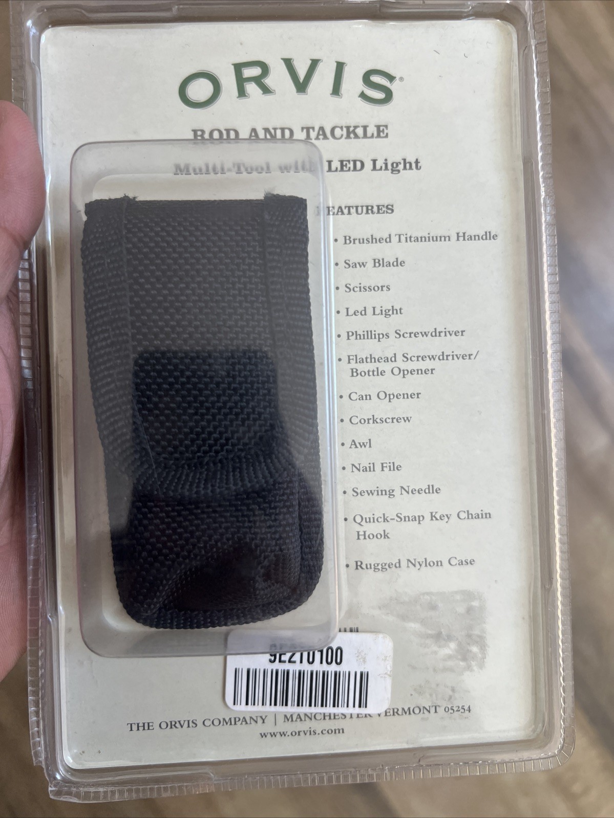 Orvis Rod And Tackle Multi-tool With Led Light /case