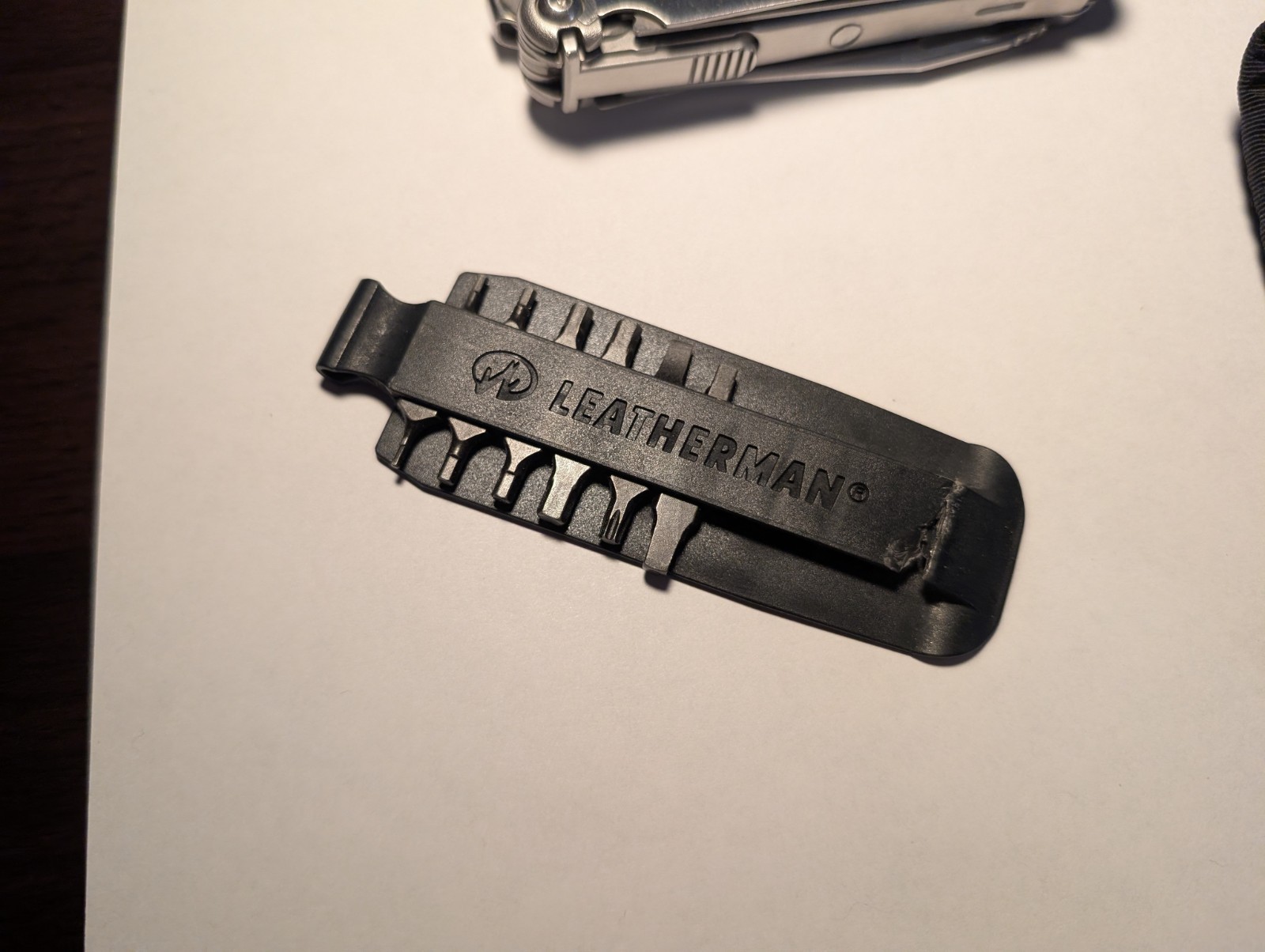 Leatherman Wave Multitool W Sheath and Bits Good Shape See Pics!
