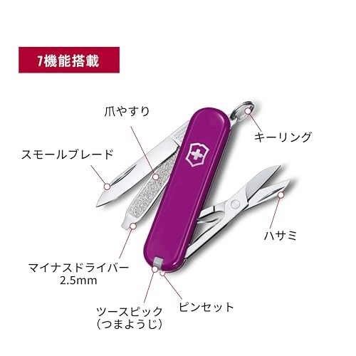 Victorinox Classic SD Swiss Army Knife Compact 7 Functions Swiss Made Pocket