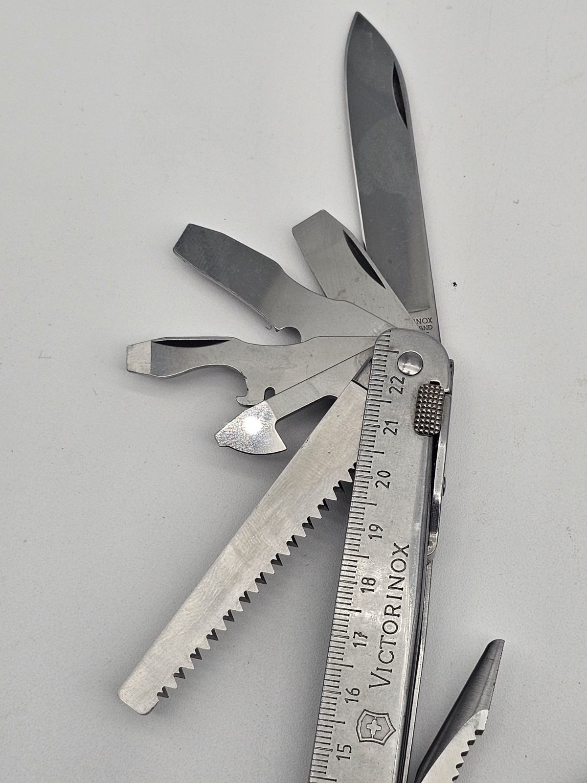 Victorinox SwissTool Multi-Tool Stainless Steel 10 Tools Silver with Sheath