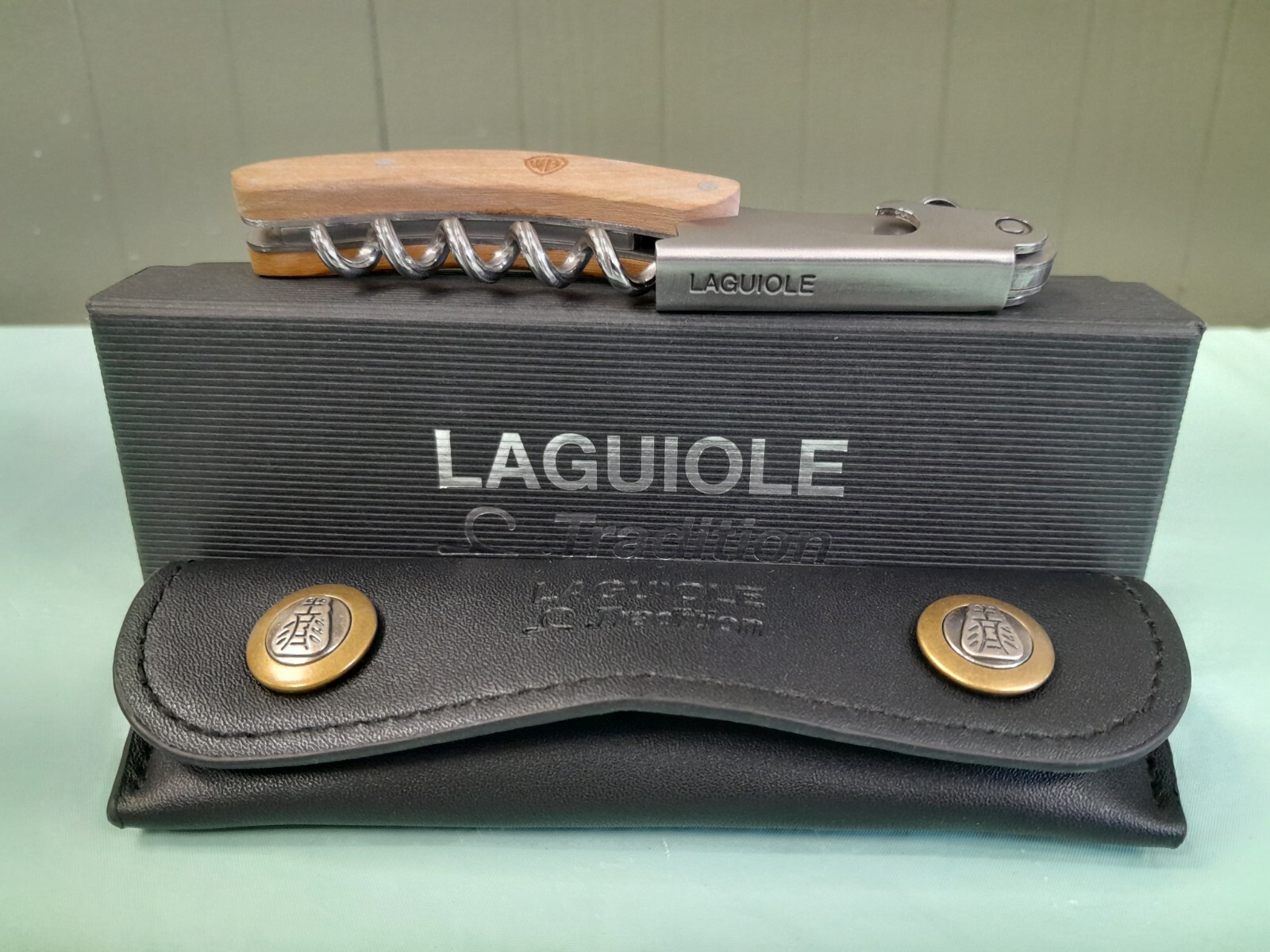 Laguiole Utility Knife Multi-Tool W/ Original Snap Case & Box