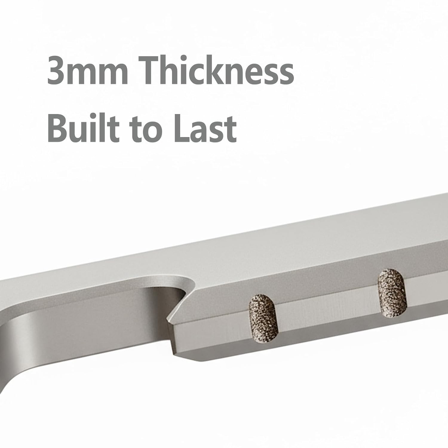 Titanium Mini EDC Pry Bar, Grey | Mini Crowbar, Multi-tool Scraper Opener, Porta