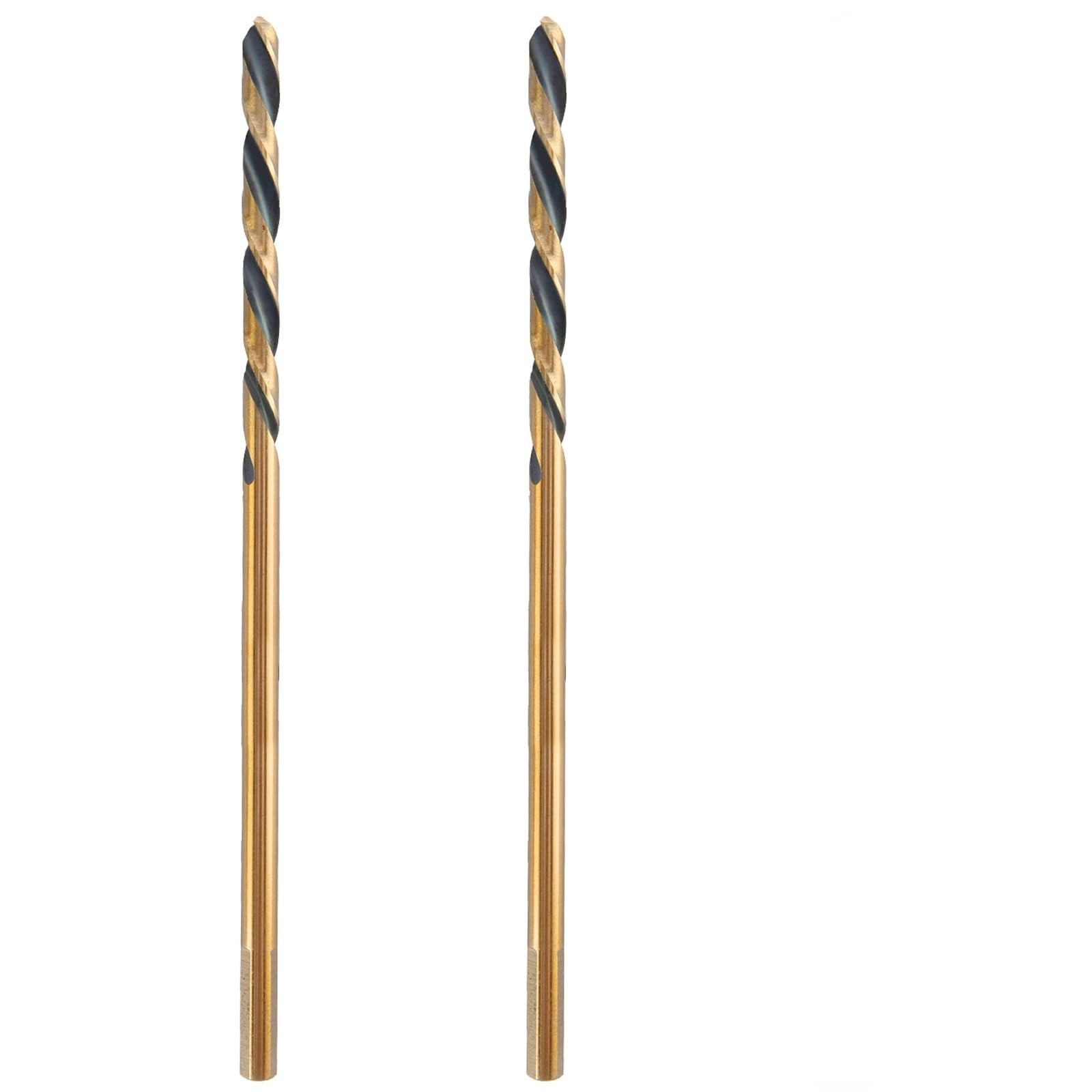 HLOFIZI 5/16 x 8 Inch Extra Long Drill Bits (2 Pack), Aircraft Drill Bit Blac…