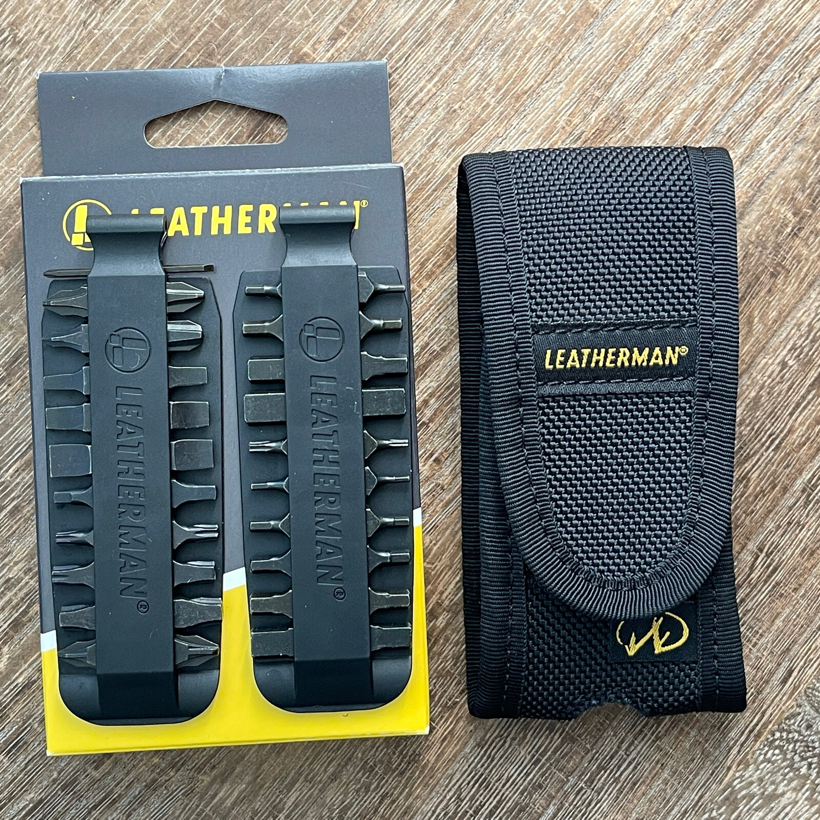 Leatherman Bit Kit for Charge Plus, Wave Plus, Skeletool, Curl, vintage sheath
