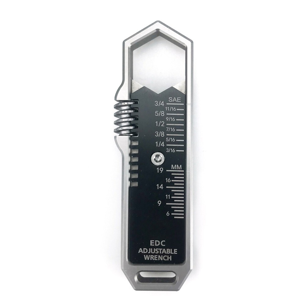 Alloy EDC Spanner Multifunctional EDC Wrench Spanner Pocket Tools Outdoor Gadget