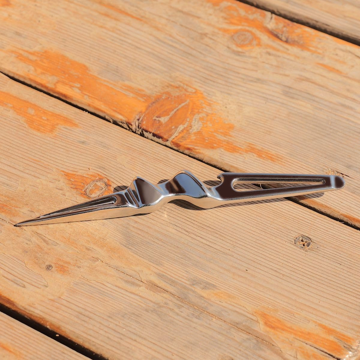 Multi-Purpose 316 Stainless Steel Marlin Spike Tool, Paracord Knotting Tool Beer