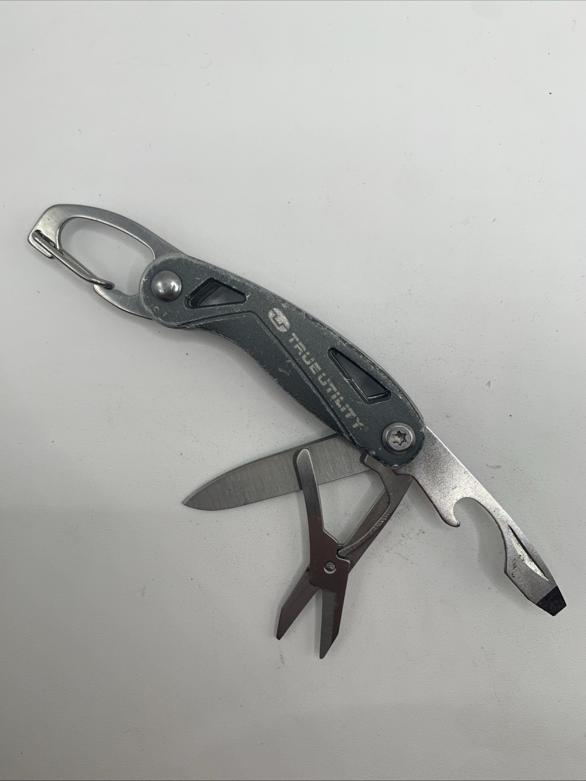 True Utility Pocket Knife, Multi-Tool w/ clip (Green)