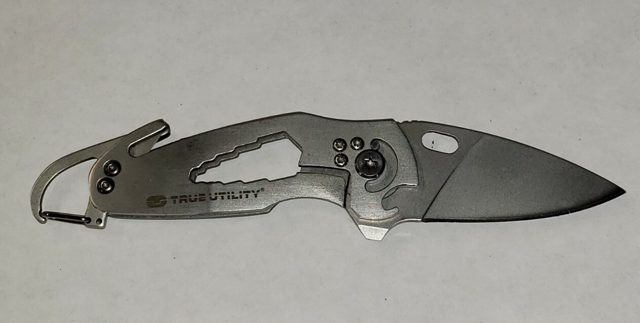 True Utility Smart Knife Pocket Knife 7-in-1 Muilti-tool