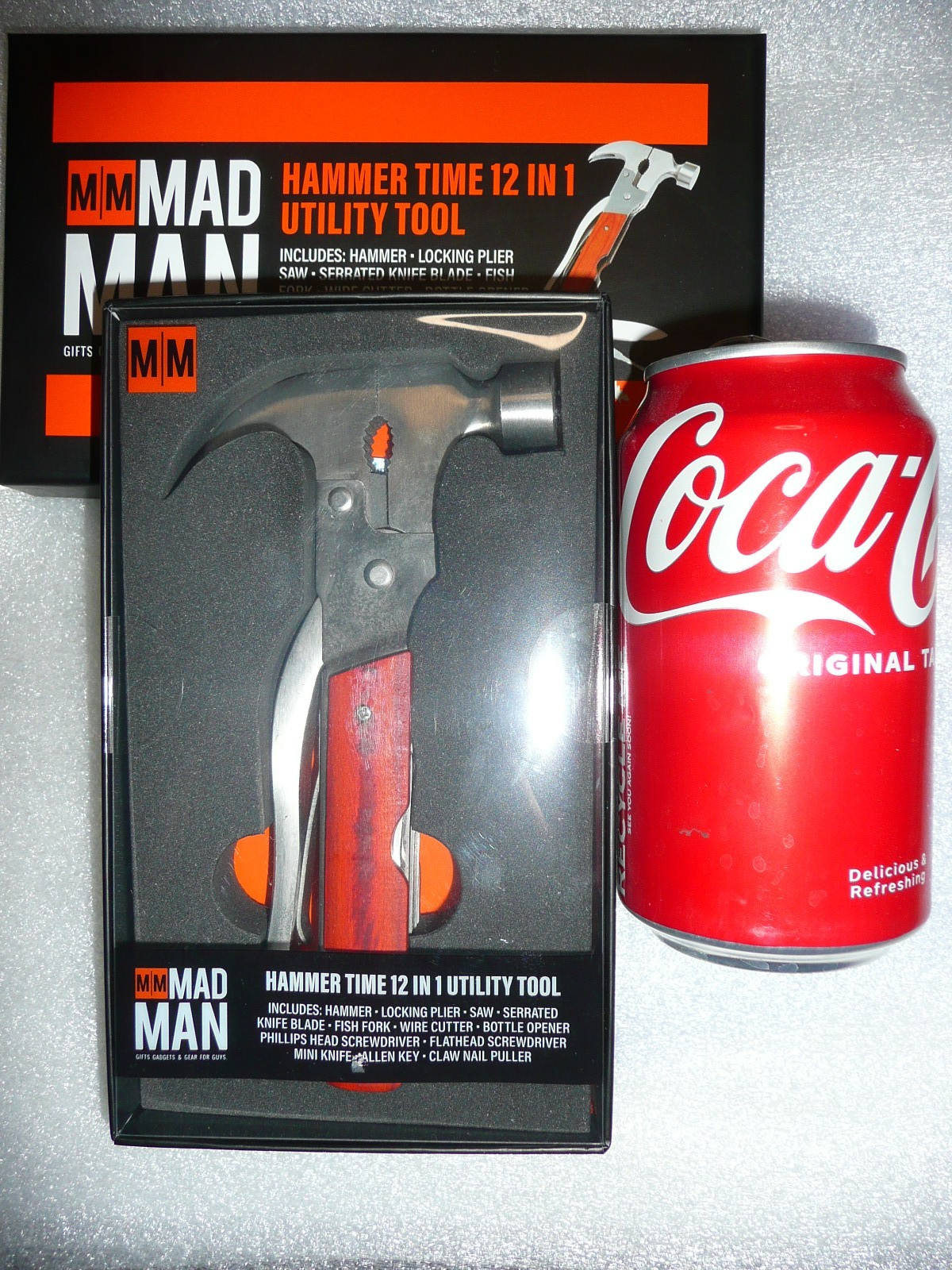 Mad Man Hammer Time 12-in-1 Multi Tool – Car Truck Camping Backpack Emergency