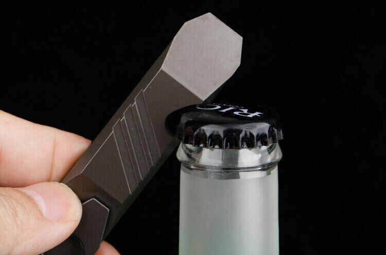 New Titanium Alloy Pocket Pry Bar Crowbar Opener Portable Outdoor EDC Multi Tool