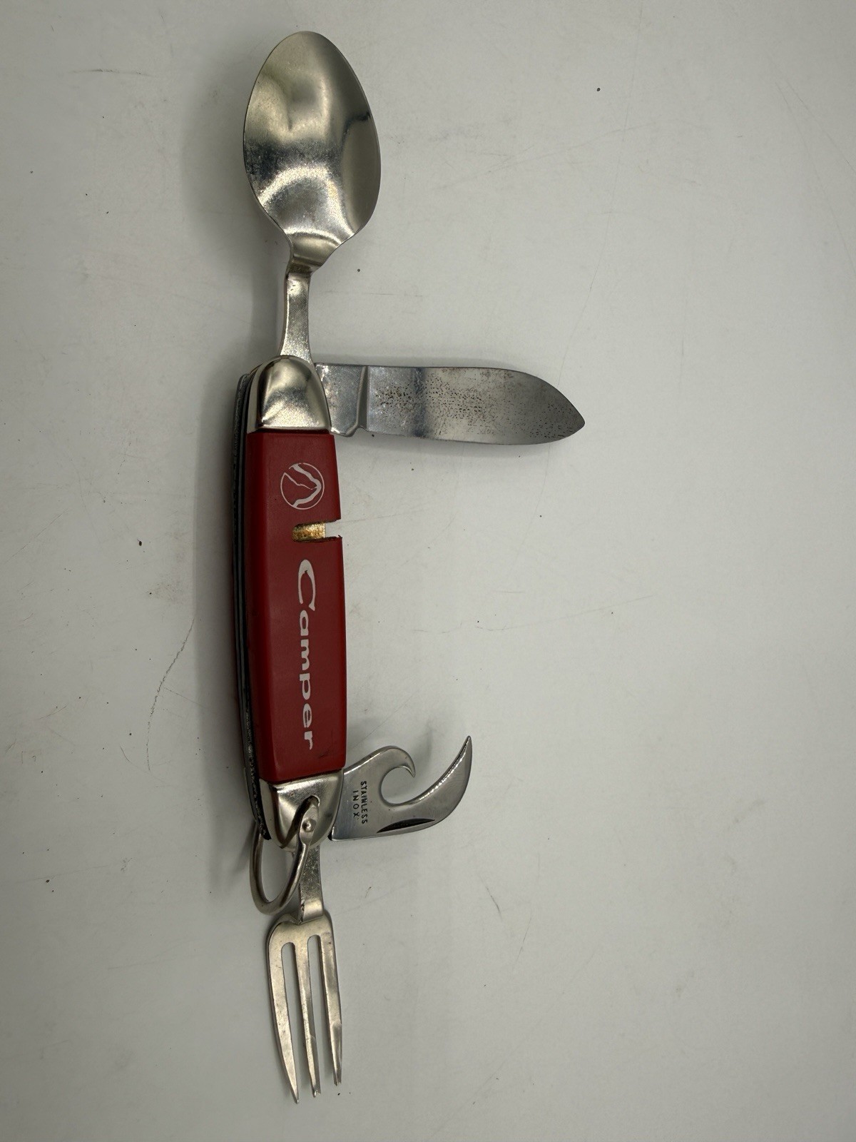 Imperial Ireland Camper Multitool Folding Knife (Hobo Knife) – 4 Tools Used Nice