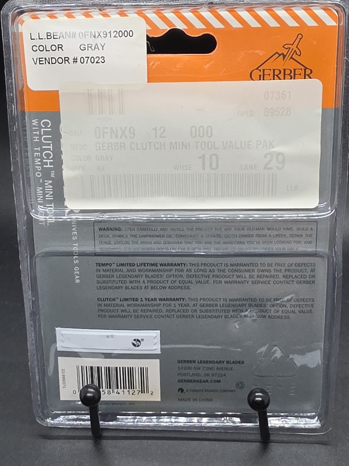 Gerber Clutch Mini Tool + Tempo Mini Light Value Pack New Old Stock Sealed
