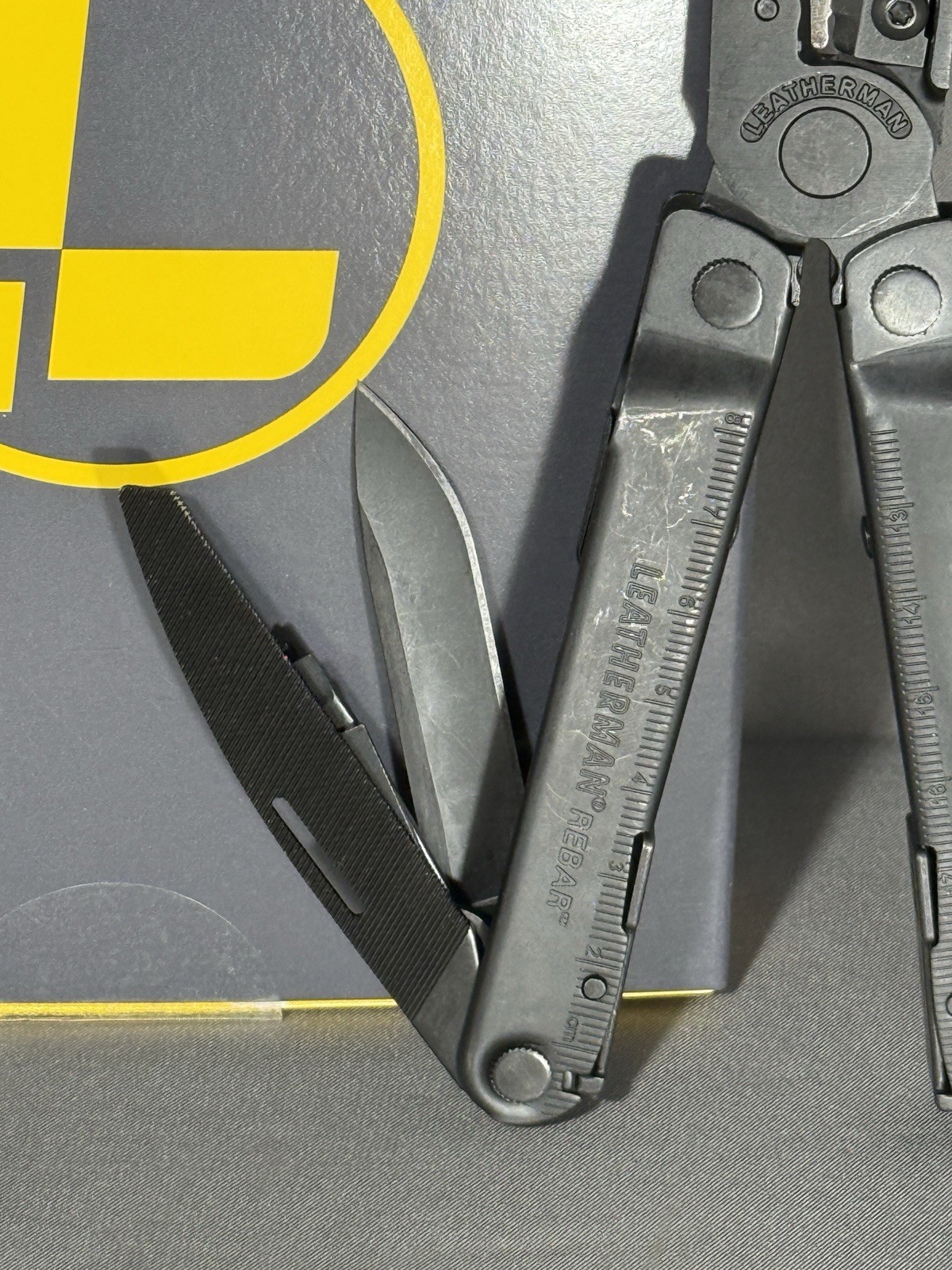 LEATHERMAN Rebar Multitool Replaceable Wire Cutters & Saw, Black