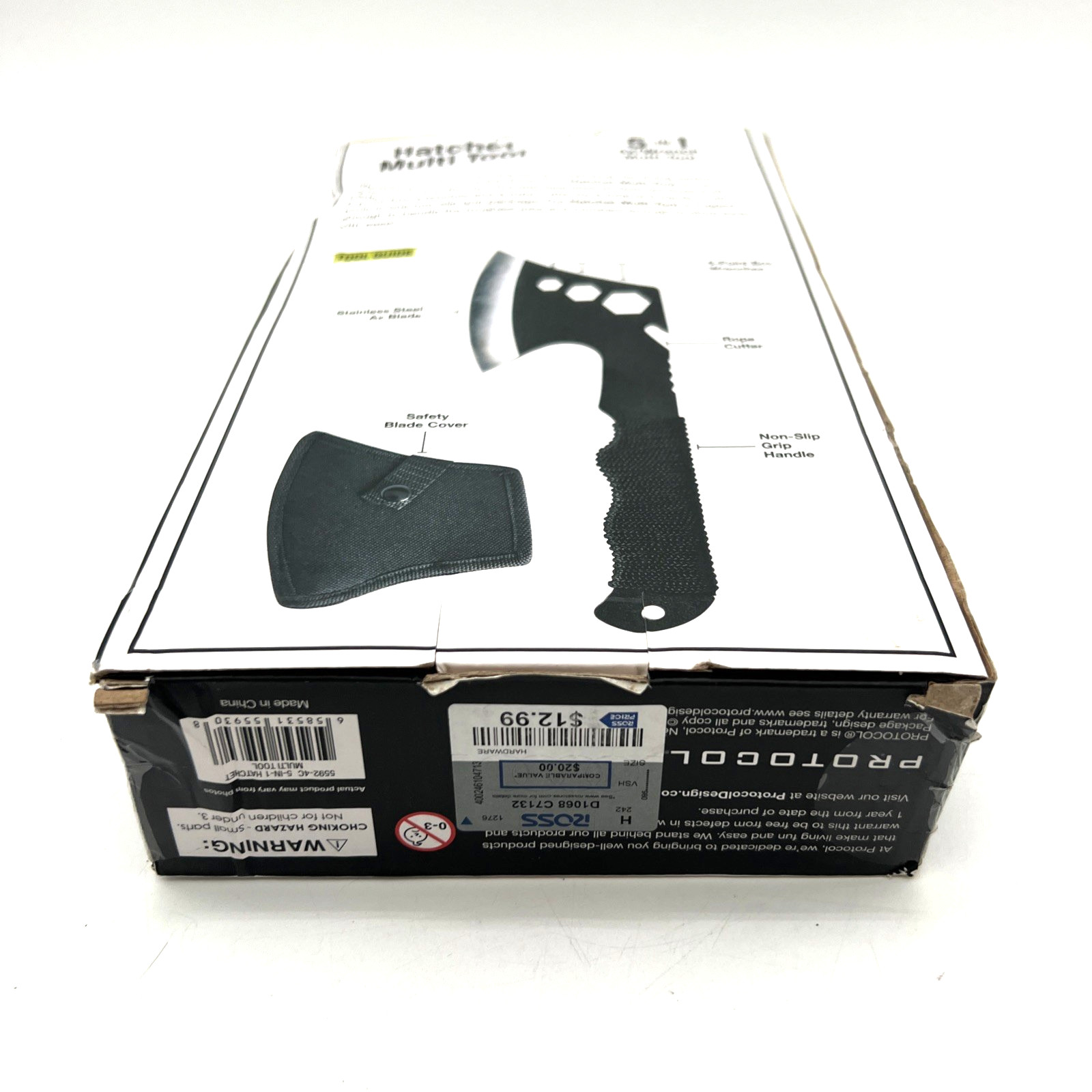 Protocol 5-in-1 Hatchet Multi-Tool Black Ax/Wrench Stainless steel
