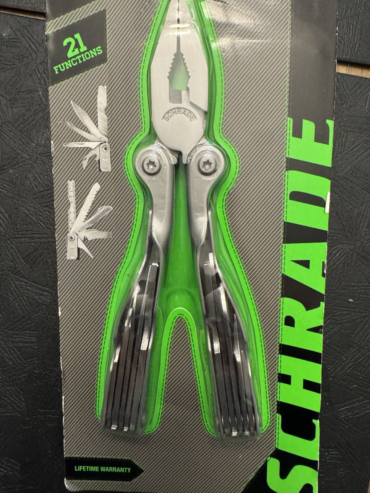 Schrade 21 in 1 Tough Multi Tool with sheath surgical stainless steel blades