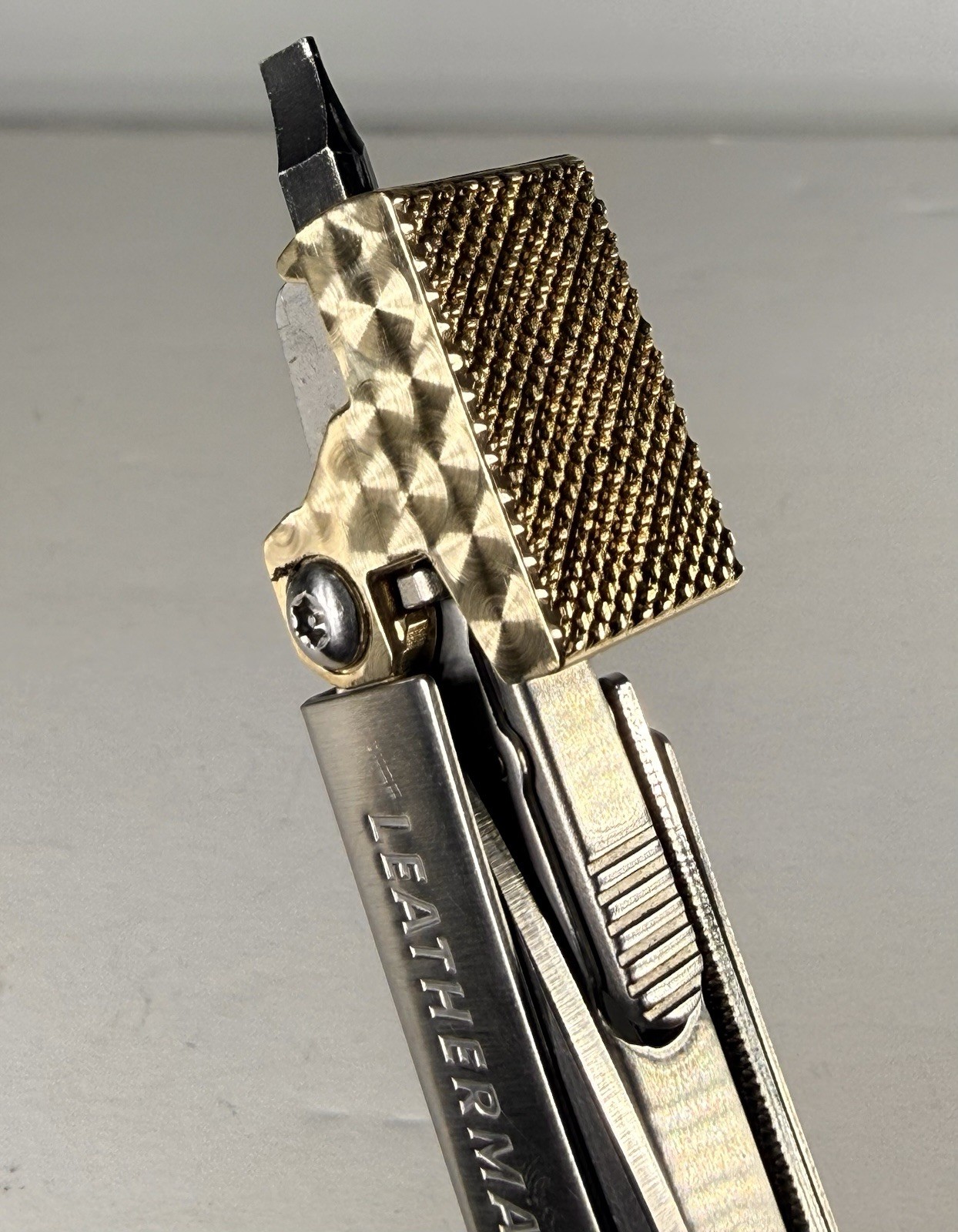 For Leatherman Wave +, BRASS Hammer Head,SPECIAL EDITION,tactical,military