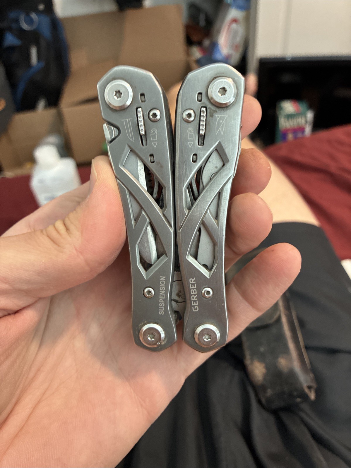 Gerber Suspension Multi Tool Pliers With Sheath Great Condition Tool
