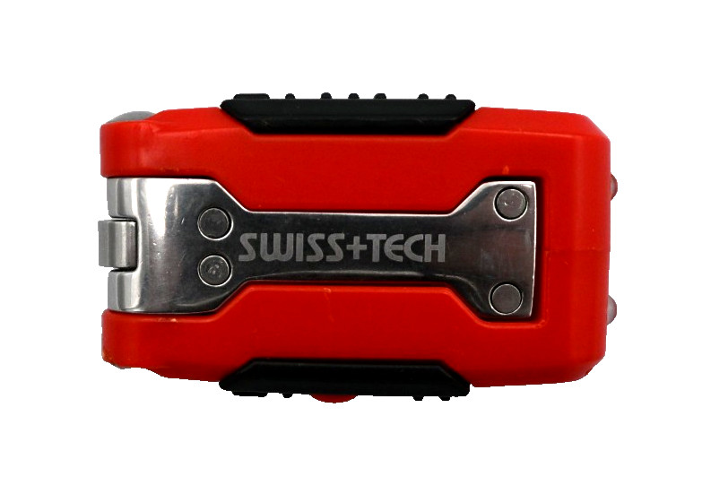 Swiss Tech Transformer 11-in-1 Multi-Tool Keychain Screwdriver Set LED Light