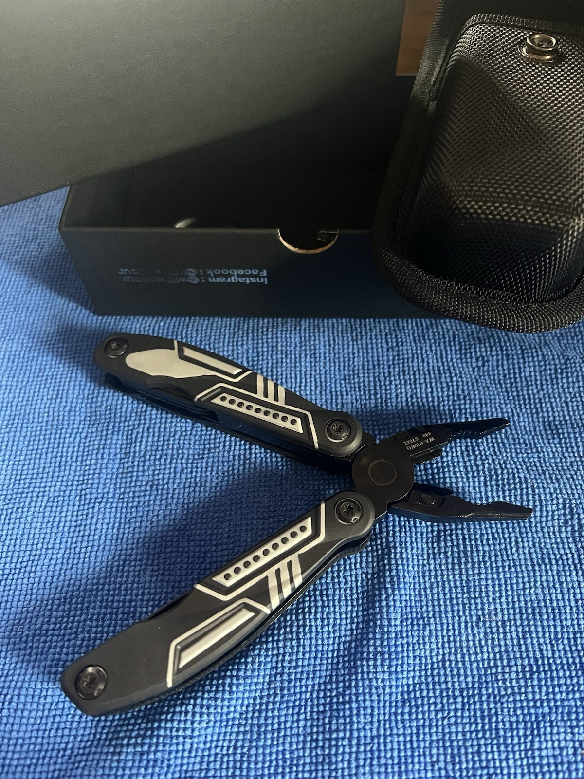 WithArmour Ranger Multi Tool Black Stainless Steel / Rubberized Handle WA-010BG