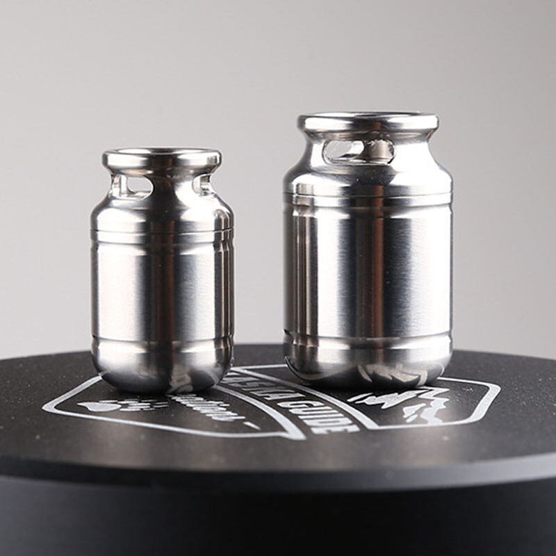 Titanium Alloy Portable Outdoor Waterproof Box Pill Case Survival EDC Tool Gifts