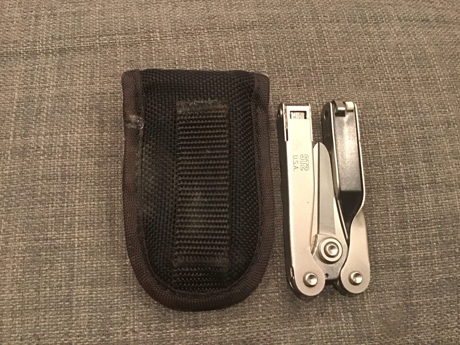 Schrade Tough Chip ST2 USA Multi Tool Stainless Steel Pouch Kit 10-in-1 Set