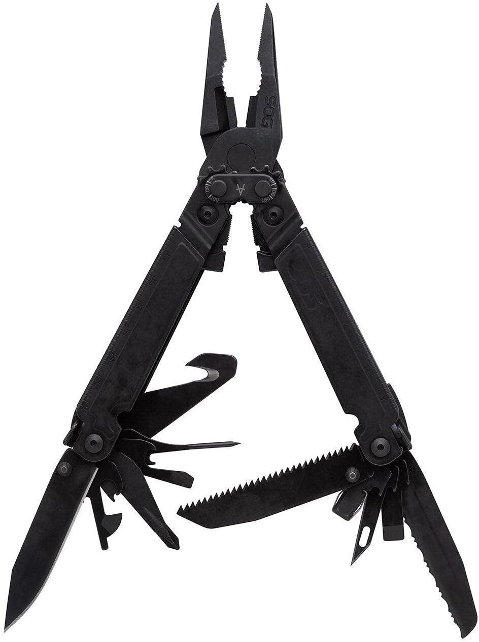 SOG SILLAGE Power Access Assist Multi-Tool PA3002-CP Black -NEW