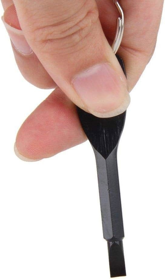 20Pcs Portable EDC Keychain Mini Screwdrivers Pocket Outdoor Multifunction Tools