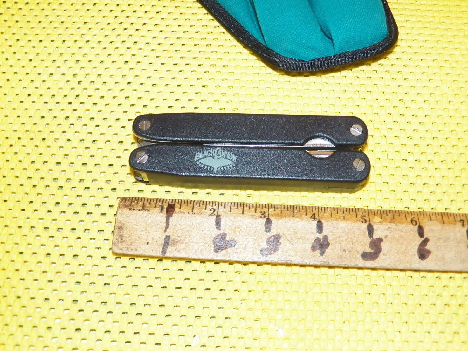 BLACK CANYON Camp Gear Nylon Belt Pouch w/ Pocket Knife, Flashlight &Multi-Tool