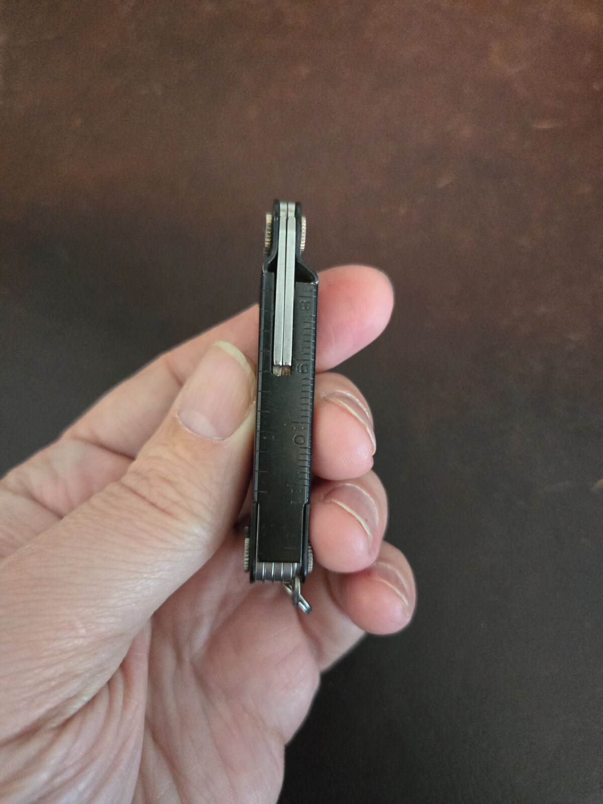 Vintage Leatherman Micra 30th Yr Anniversary Micra w/ Leather Slip 057k
