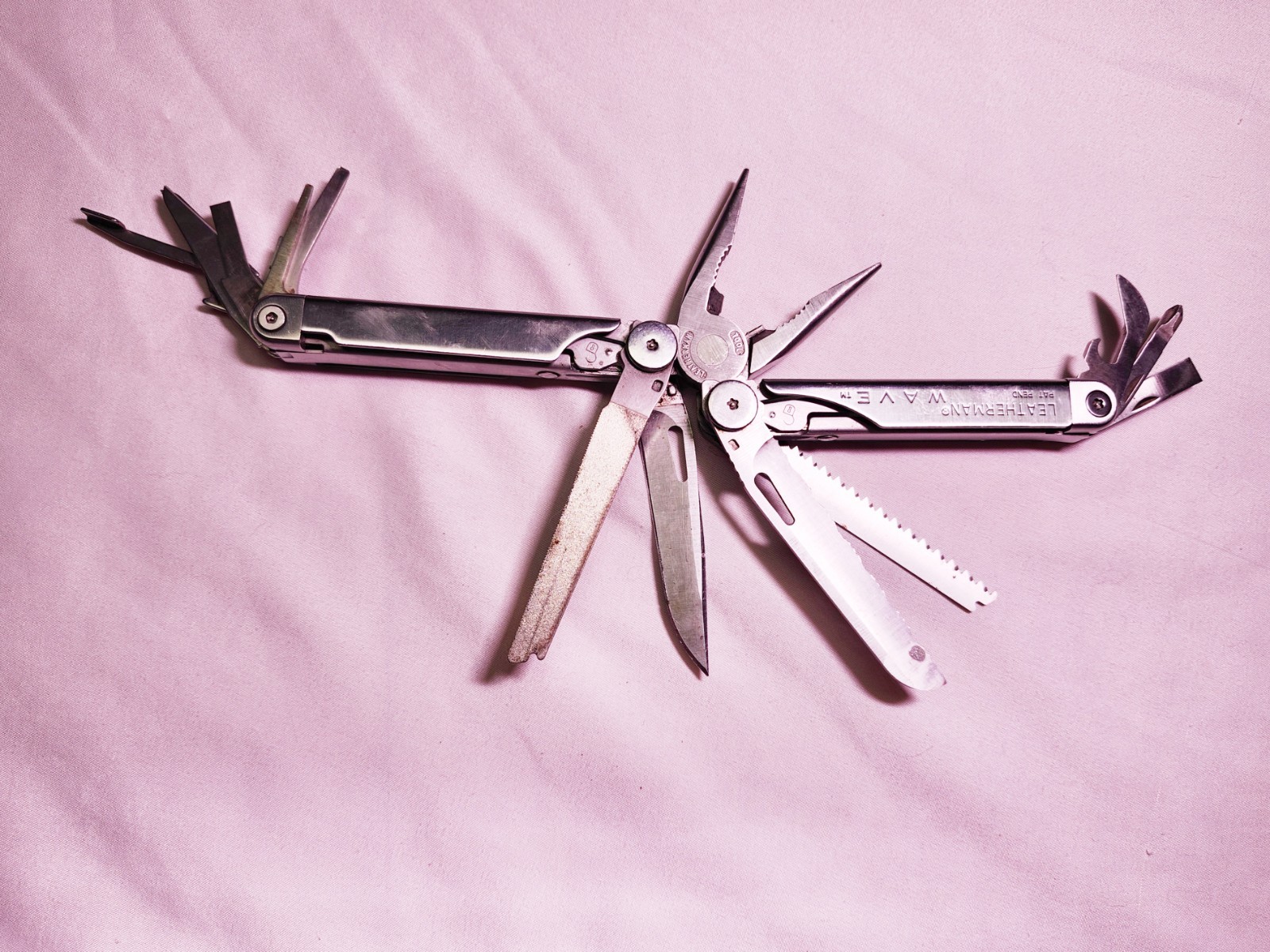 Leatherman Wave PAT PEND 1998–2000 Early First Gen + Leather Sheath Vintage