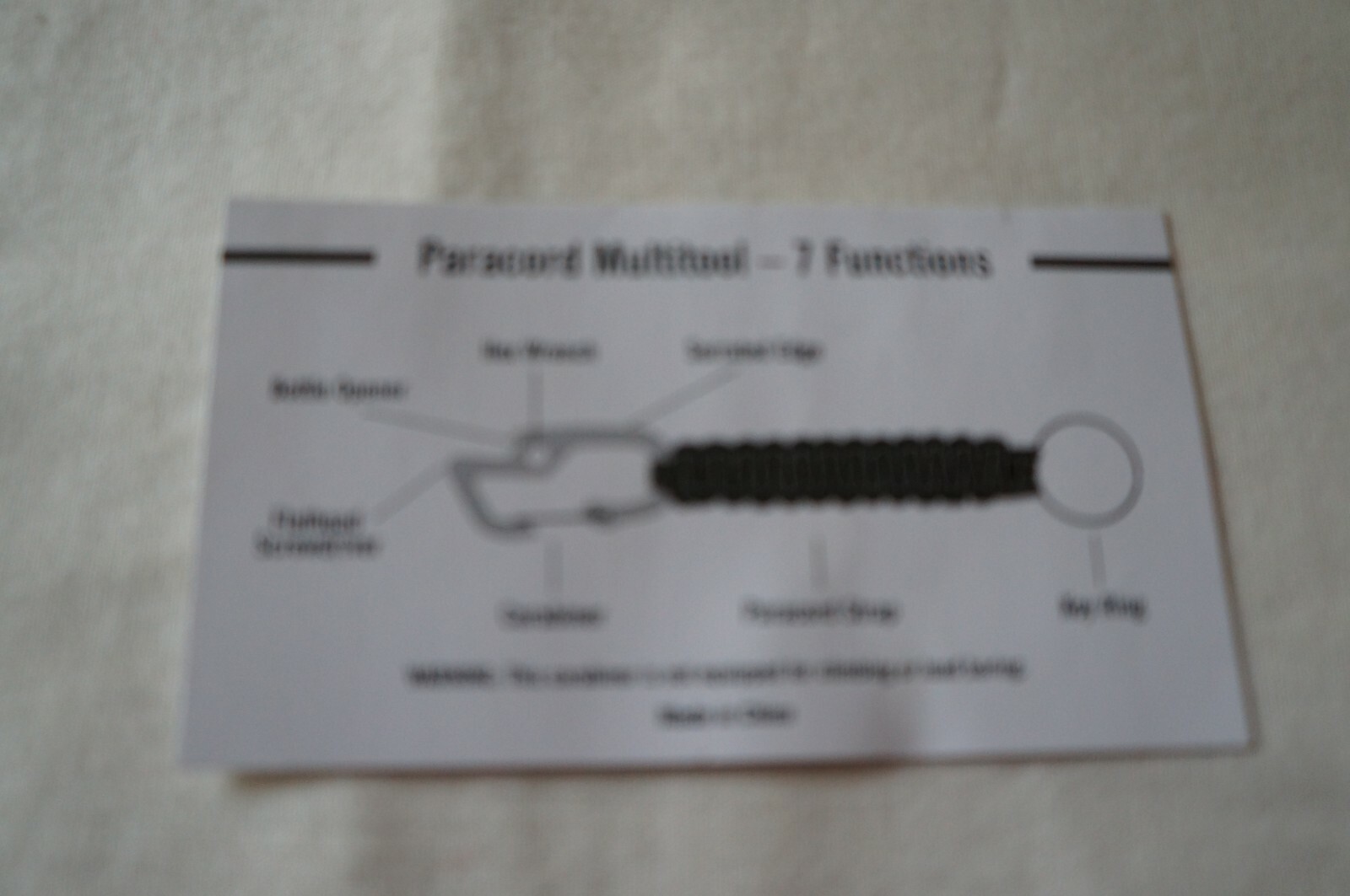Marlboro Limited Edition Promotion Paracord Multitool  New  7 Functions