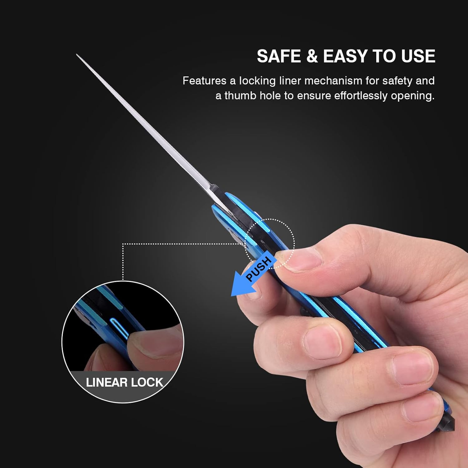EDC Multitool Carabiner with Knife, Bottle Opener, Window Breaker and Screwdrive